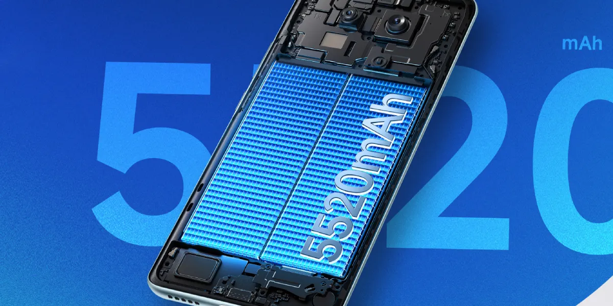 Смартфон Xiaomi Redmi Note 15 5G 8/256GB Glacier Blue - 3
