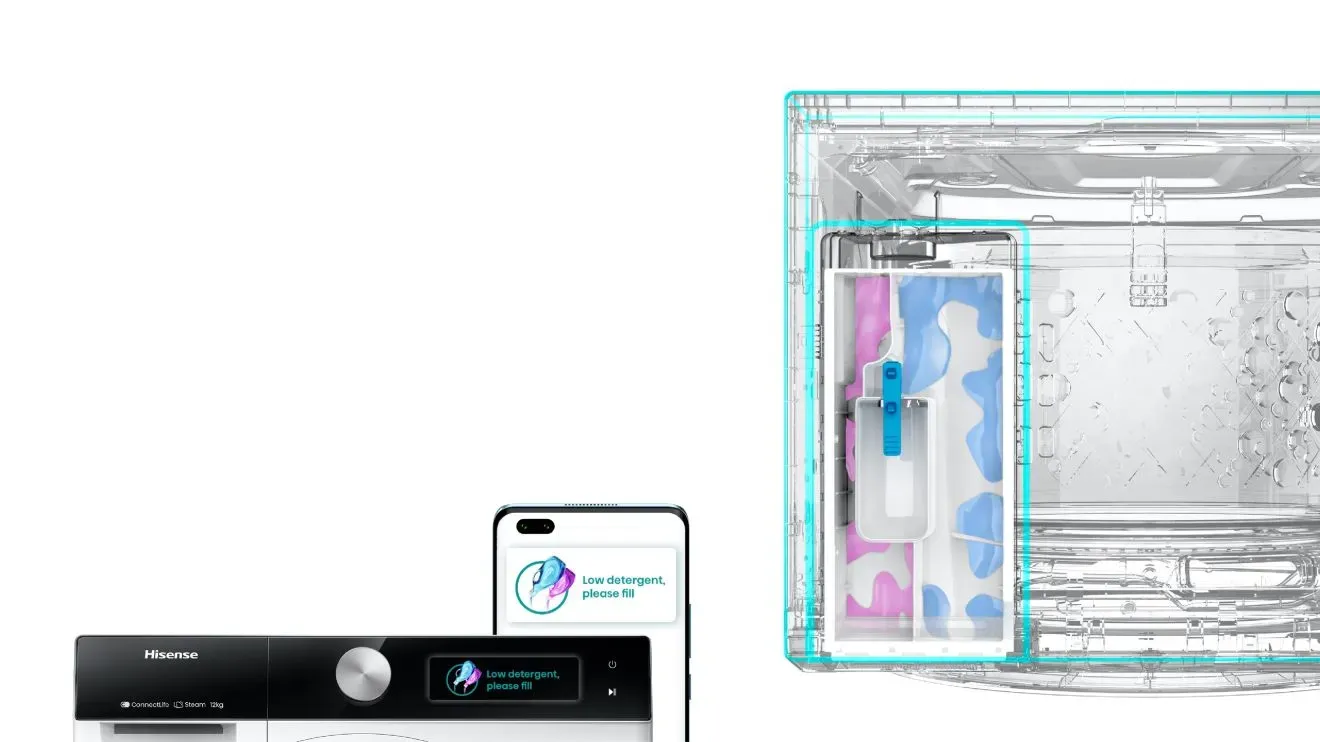 Пральна машина Hisense WF7S1247BB - 2