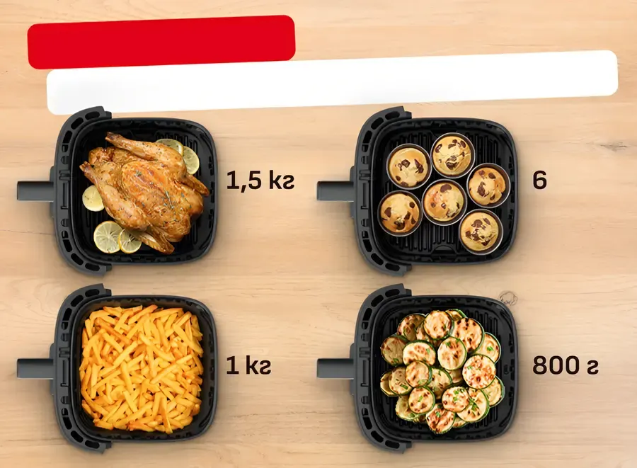 Мультипіч Tefal Easy Fry Silence EY5528E0 - 9